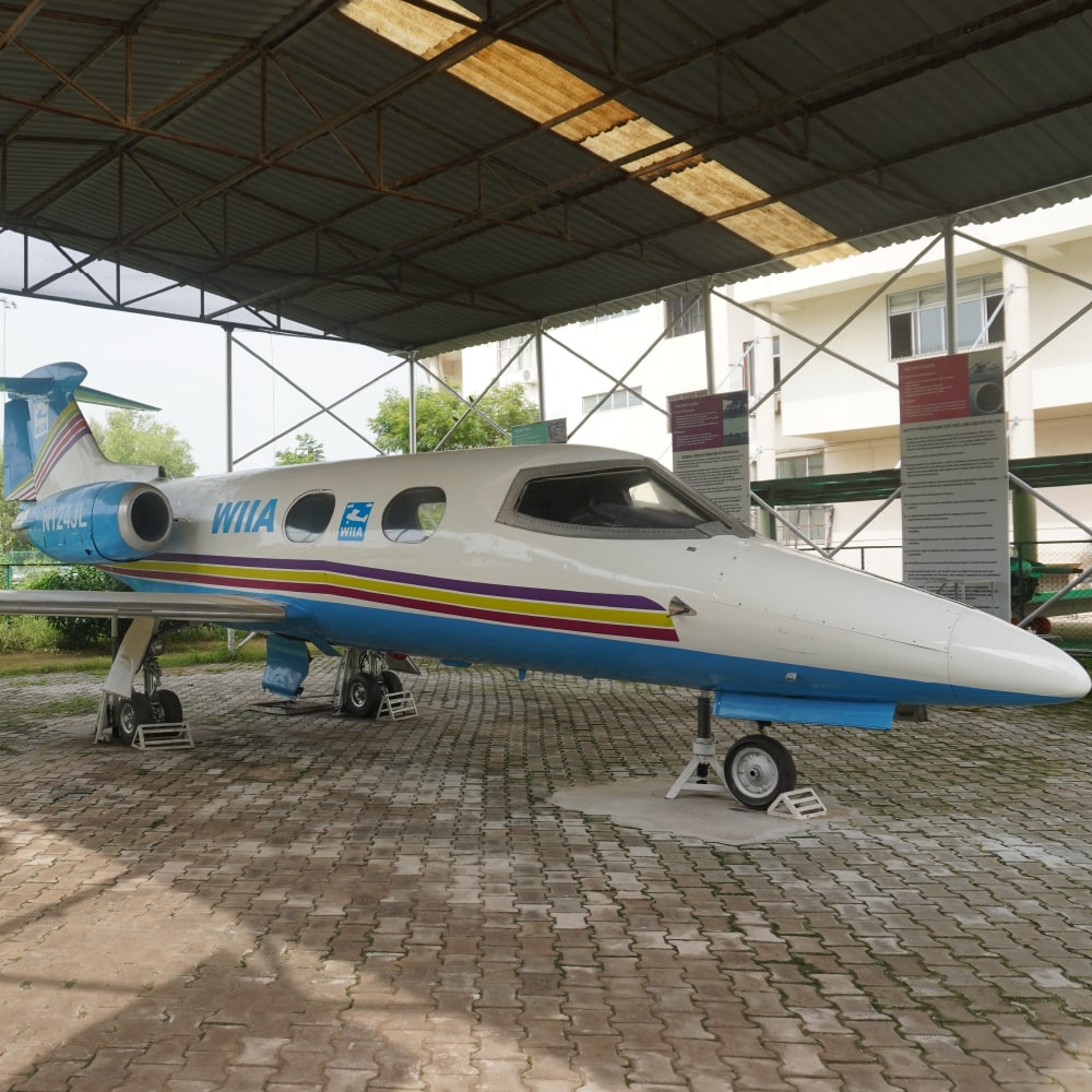 Lear jet 24 for practical training 